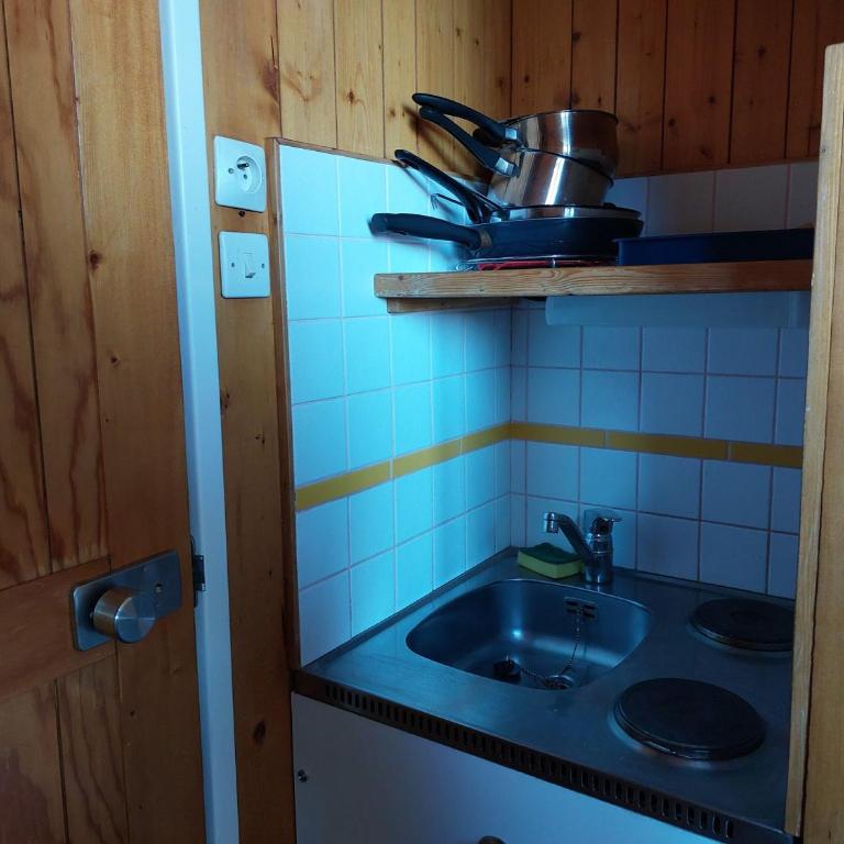 Studio cosy pour 2 aux Arcs 1800 avec Wifi - FR-1-411-293 - Estudio - 8