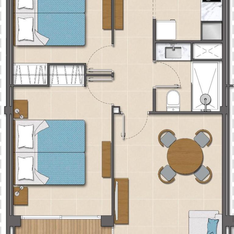 Apartamentos Costamar - Apartamento de 2 dormitorios (6 adultos) - 54