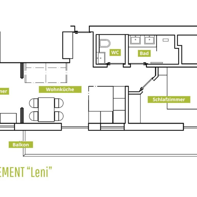 Apartments Untersüßgut Eben - Apartment mit Gartenblick - 8
