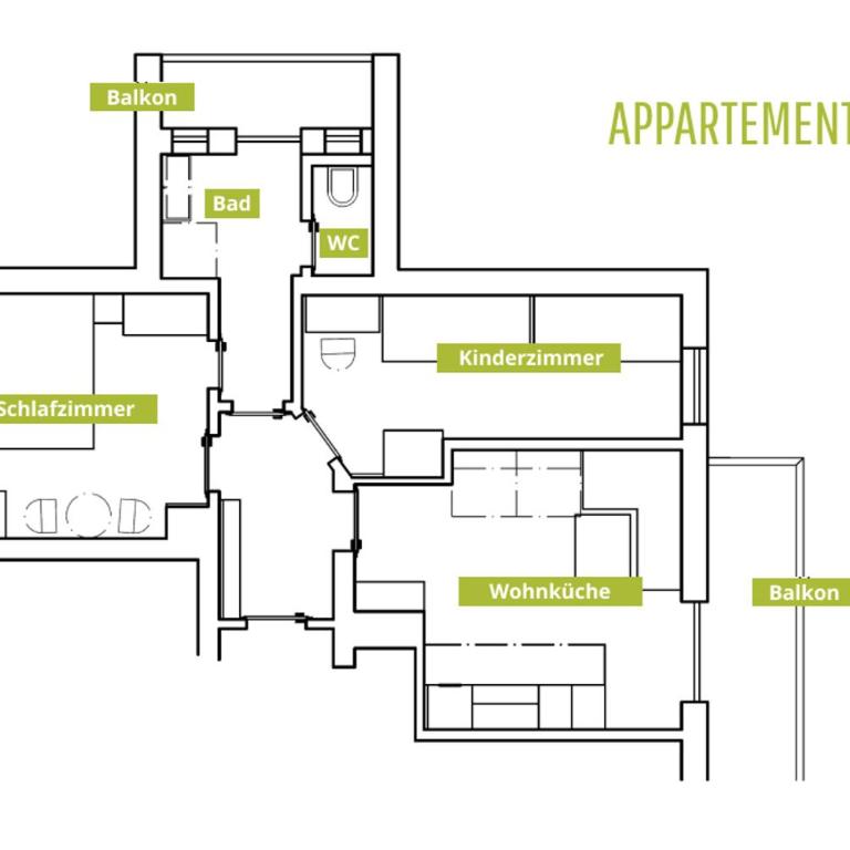 Apartments Untersüßgut Eben - Apartment mit 2 Schlafzimmern - 7