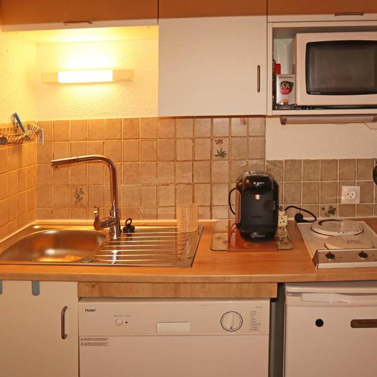 Studio familial avec accès direct aux pistes, balcon sud, 4 pers, centre station, Les Orres - FR-1-322-493 - Apartamento - 2