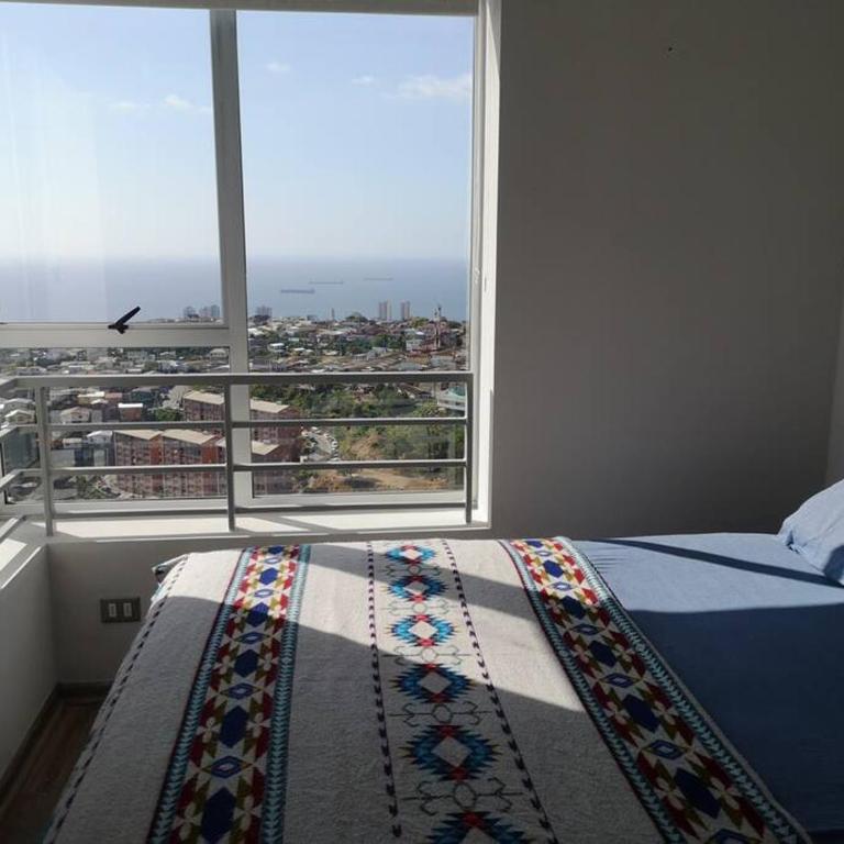 Depto Valparaíso con Vista al Mar y a la Bahía de Valparaíso - Three-Bedroom Apartment - 31