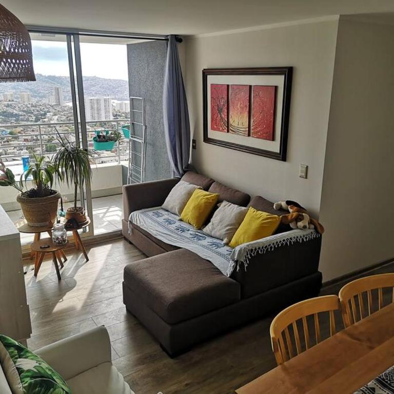 Depto Valparaíso con Vista al Mar y a la Bahía de Valparaíso - Three-Bedroom Apartment - 45