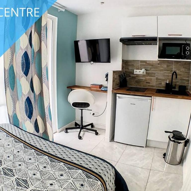 STUDIO COSY GARE AMIENS TOUT ÉQUIPÉ WIFI NETFLIX 2PERS - Apartamento de 1 dormitorio - 1