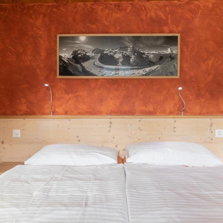 Hotel Bahnhof - Doppelzimmer mit Blick auf das Matterhorn - 1
