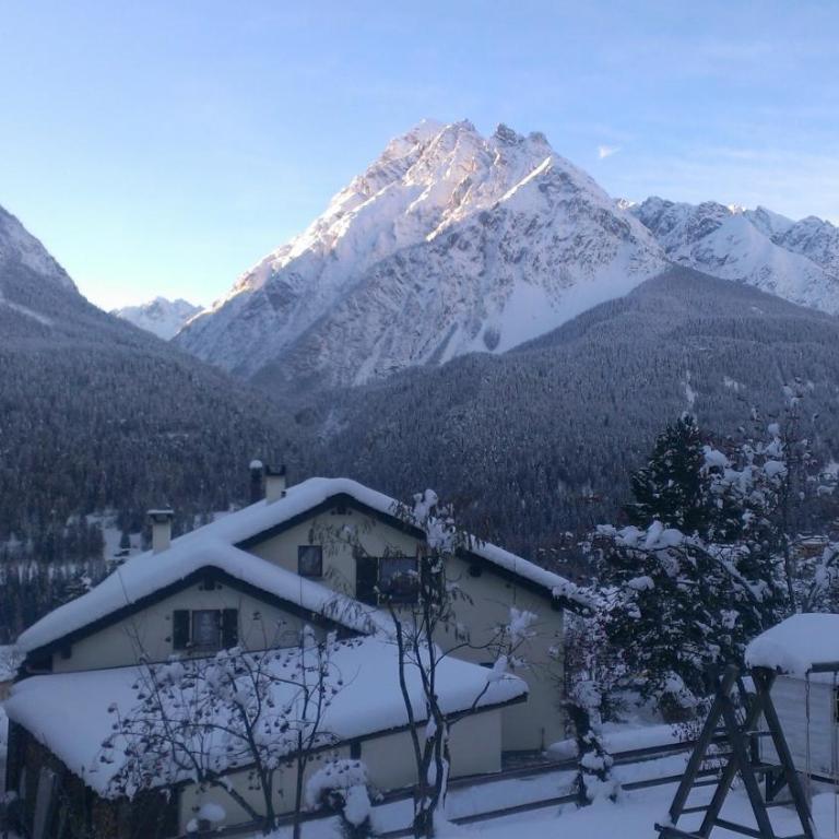 Chasa Felix Scuol - Apartment mit Blick auf die Berge - 16