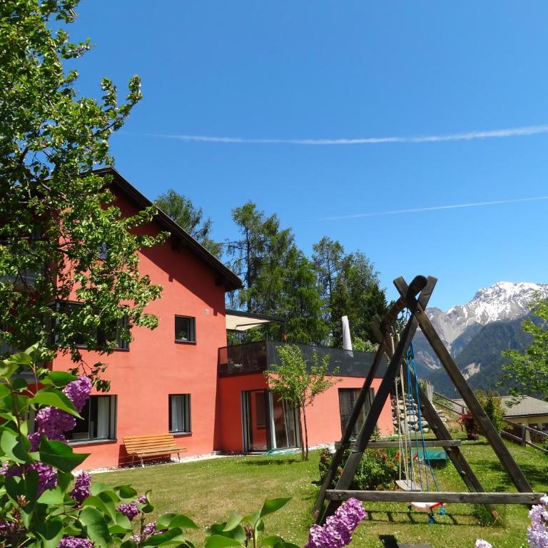 Chasa Felix Scuol - Apartment mit Blick auf die Berge - 1