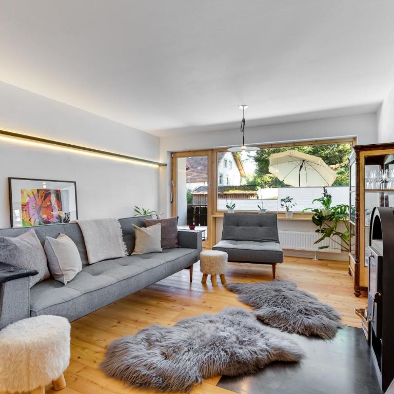 Luxus Ferienwohnung mit Badewanne, Kamin und Bergblick - Apartment mit 1 Schlafzimmer - 6