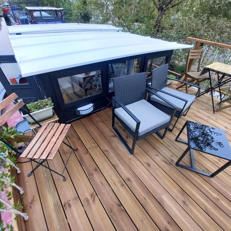 Appartement atypique indépendant sur péniche - Appartement avec Terrasse - 4