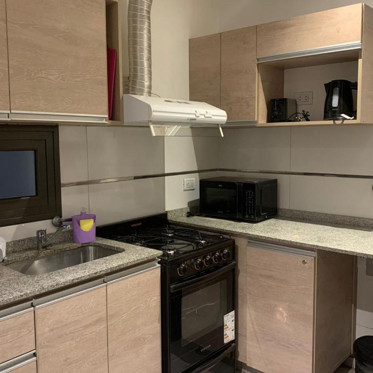 Pellegrini Apartments Mendoza !! Estupendos Departamentos con Cochera Privada cercanos a Parque Gral San Martin - Apartamento de 1 dormitorio con balcón y vistas a la montaña - 13