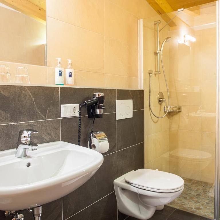 Simone's Platzerl - inklusive täglichem freien Eintritt Tauern Spa - nur 5 Gehminuten, Sommerkarte, privatem Garten mit Schwimmteich, Grill und Saunabereich - Deluxe Doppelzimmer mit Balkon - 4