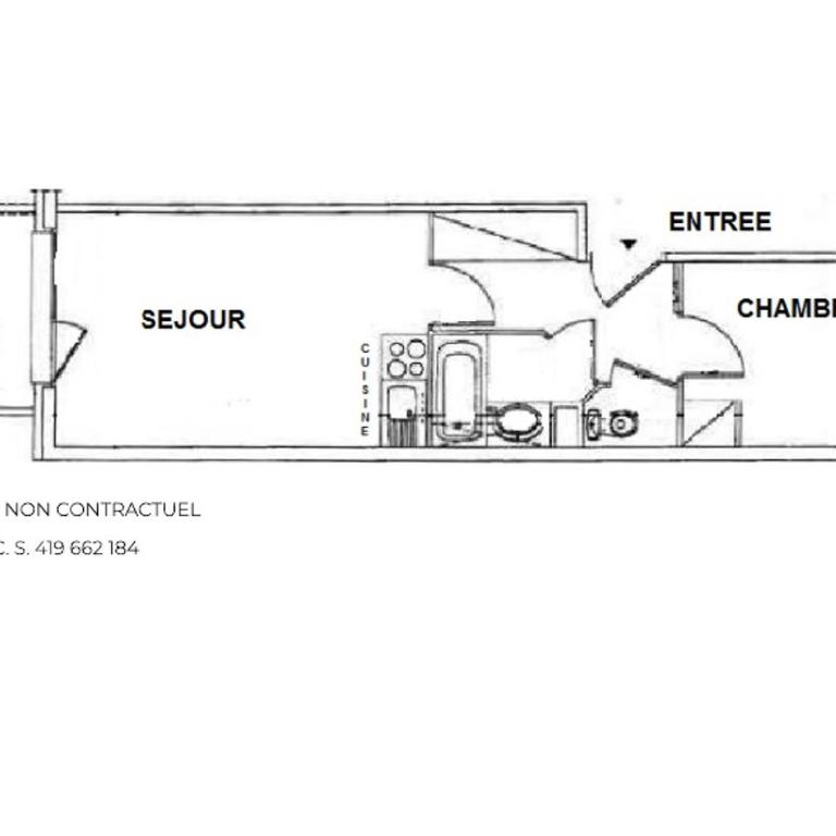 Appartement confort pour 4 pers, proche des pistes, cuisine équipée - FR-1-452-245 - Appartement (4 Adultes) - 3
