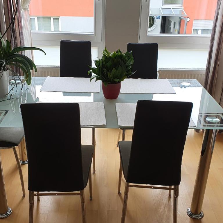 moderne 4 Zimmer -Wohnung I BBQ I Parkplatz - Apartment mit Gartenblick - 5