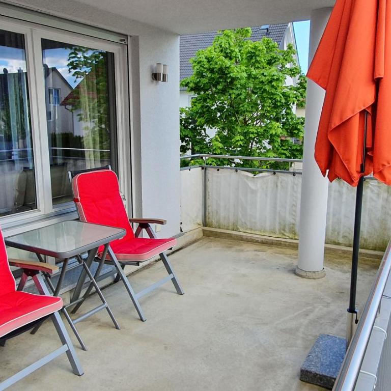 moderne 4 Zimmer -Wohnung I BBQ I Parkplatz - Apartment mit Gartenblick - 15