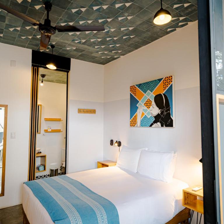 Hotel con Corazón Oaxaca - Habitación con cama grande - 6