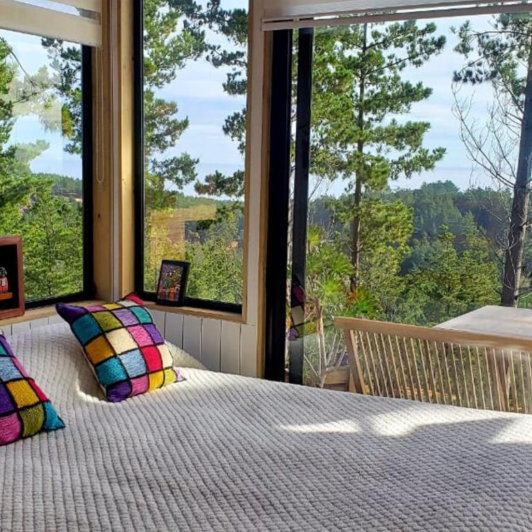 Tinyhouse Boyeruca Lodge. Maravillosas vistas de Bosque, Mar y Cielo - One-Bedroom House - 5