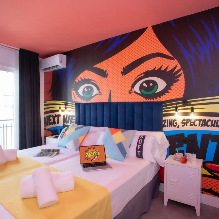 Casual Pop Art Benidorm by Casual Hoteles - Habitación Doble con terraza y vistas a la calle - 1