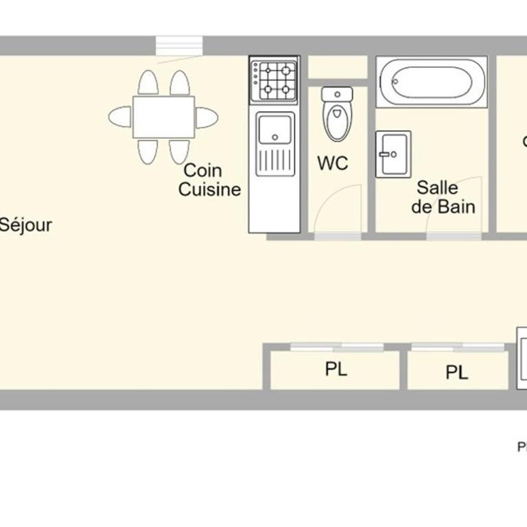 Appartement RDC 2 pièces Les Saisies - Proche pistes - Appartamento con 1 Camera da Letto - 3