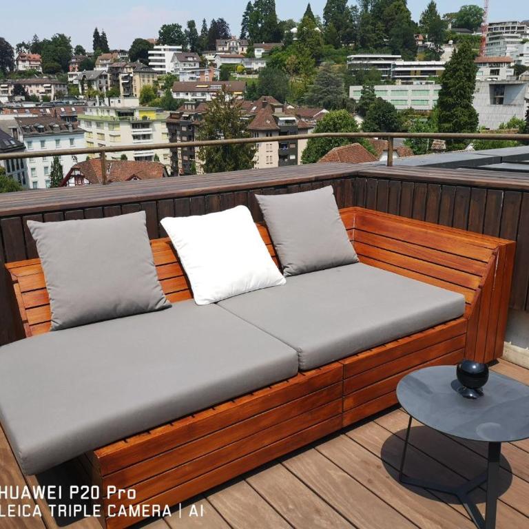 Lucerne Lake View Apartments - Apartment mit Terrasse - 15