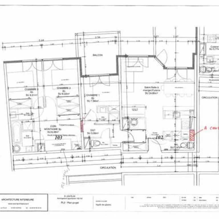 Appartement rénové 4 pièces pour 8 au coeur d'Arc 1800, animaux admis - FR-1-411-600 - Appartement (8 Adultes) - 2