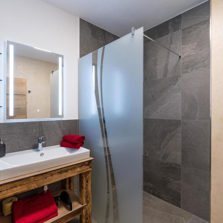 Haus Hüttenberger - Apartamento de 2 dormitorios con ducha - 66