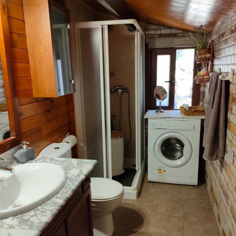 CABAÑA DE MADERA JUNTO AL LAGO LAS JARAS - Two-Bedroom Chalet - 21