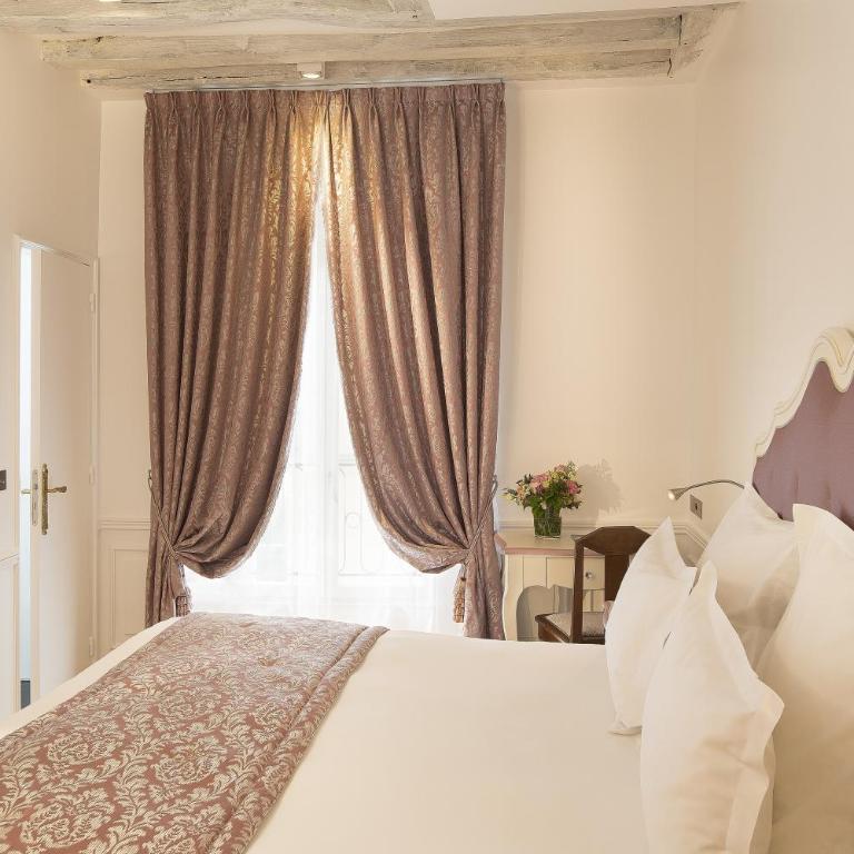Académie Hôtel Saint Germain - Chambre Double de Luxe avec Baignoire Spa - 12