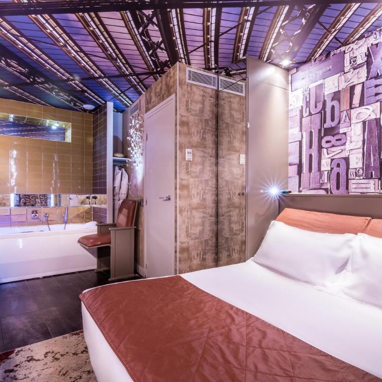 Apostrophe Hôtel - Chambre Double Balneo avec Baignoire de Chromothérapie - 4