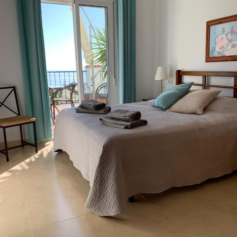 Playa Burriana, Stor terass, havsutsikt, pool - Apartamento de 2 dormitorios - 17