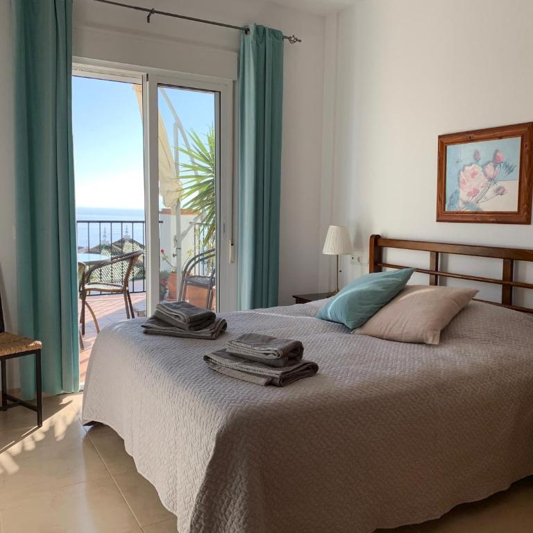 Playa Burriana, Stor terass, havsutsikt, pool - Apartamento de 2 dormitorios - 3