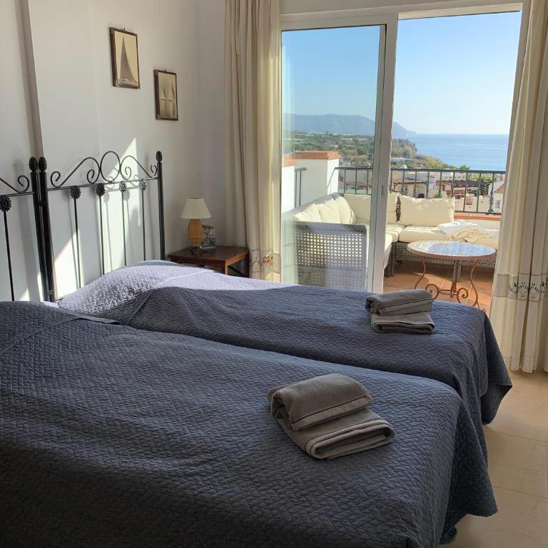 Playa Burriana, Stor terass, havsutsikt, pool - Apartamento de 2 dormitorios - 23