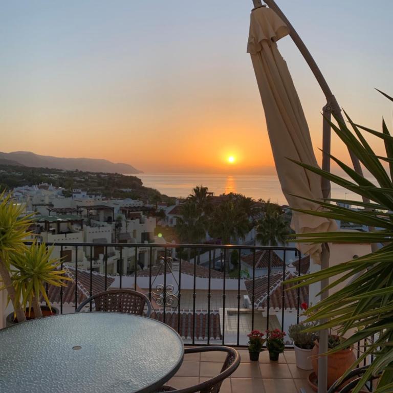 Playa Burriana, Stor terass, havsutsikt, pool - Apartamento de 2 dormitorios - 21