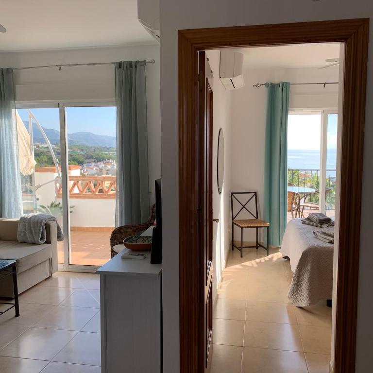 Playa Burriana, Stor terass, havsutsikt, pool - Apartamento de 2 dormitorios - 28
