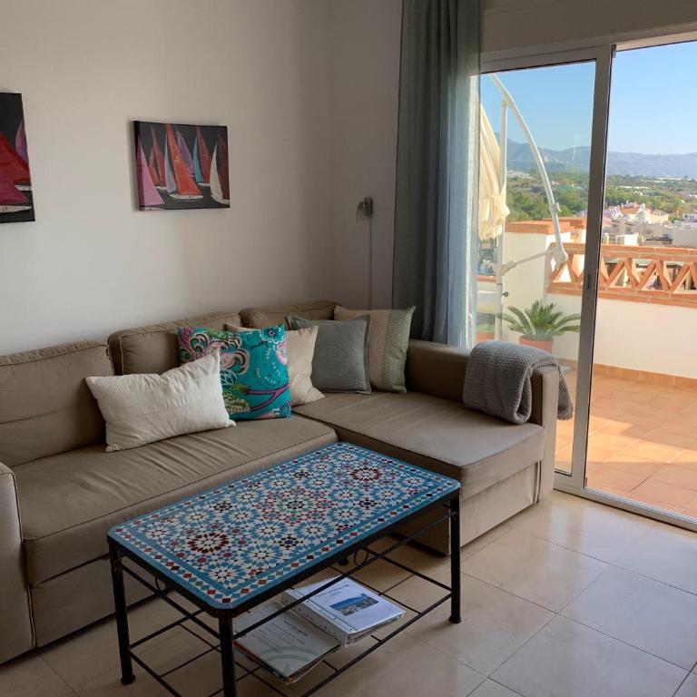Playa Burriana, Stor terass, havsutsikt, pool - Apartamento de 2 dormitorios - 42