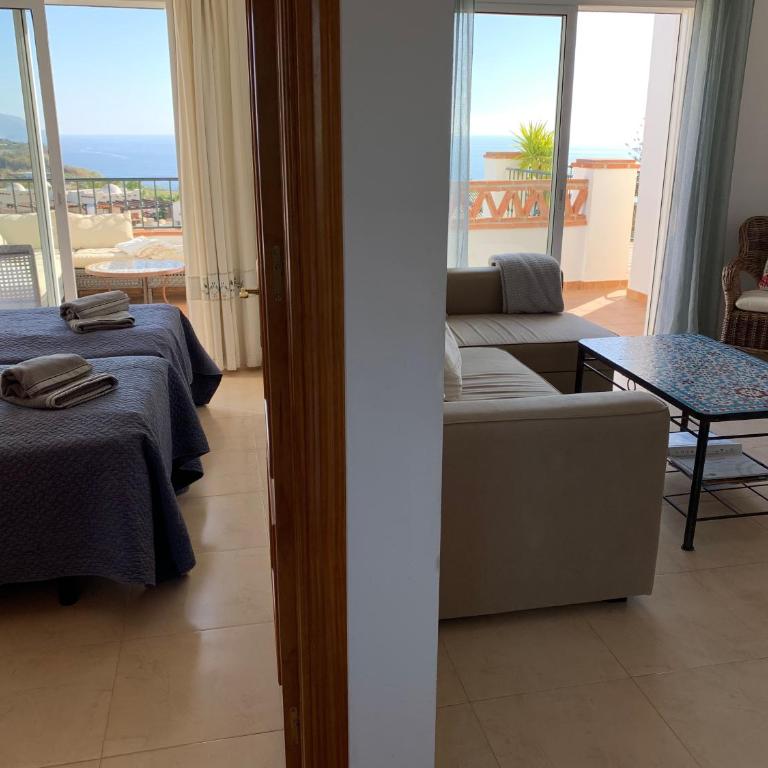 Playa Burriana, Stor terass, havsutsikt, pool - Apartamento de 2 dormitorios - 33