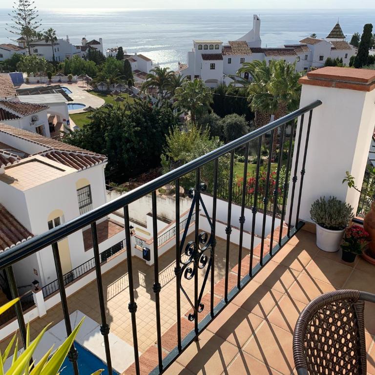 Playa Burriana, Stor terass, havsutsikt, pool - Apartamento de 2 dormitorios - 44