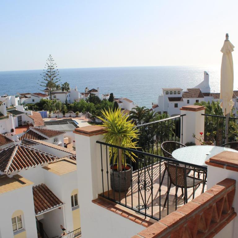 Playa Burriana, Stor terass, havsutsikt, pool - Apartamento de 2 dormitorios - 49