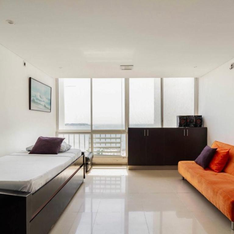 Apartamento con piscina a una cuadra de la playa - Apartamento de 1 dormitorio - 1