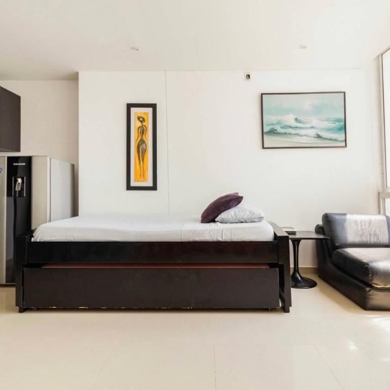 Apartamento con piscina a una cuadra de la playa - Apartamento de 1 dormitorio - 9