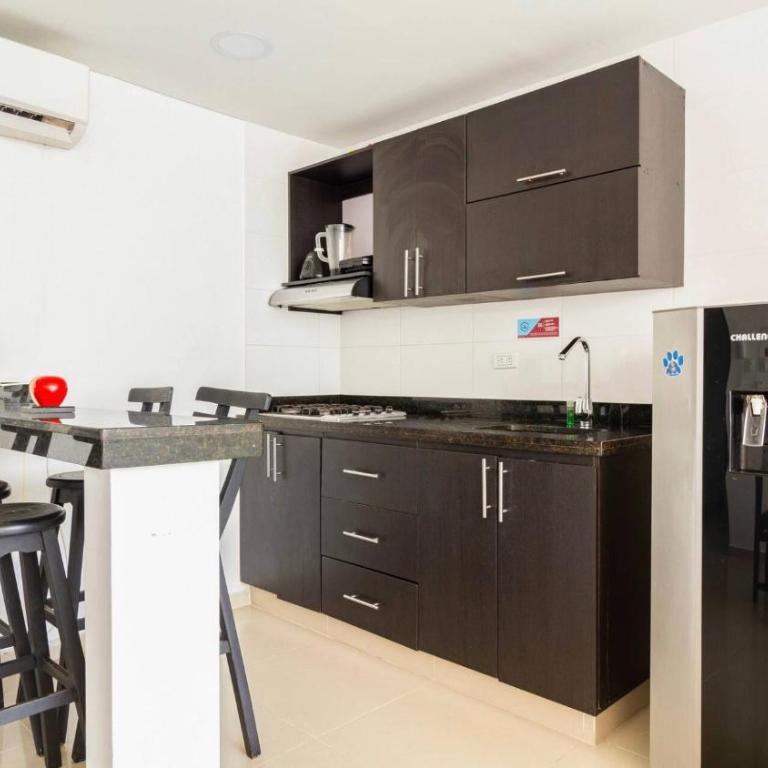 Apartamento con piscina a una cuadra de la playa - Apartamento de 1 dormitorio - 15