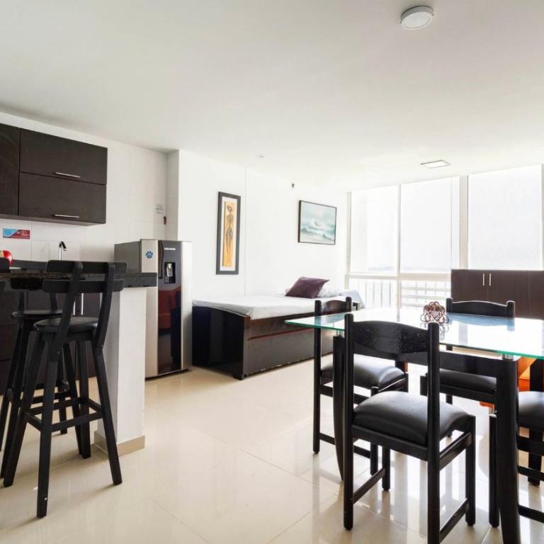 Apartamento con piscina a una cuadra de la playa - Apartamento de 1 dormitorio - 14