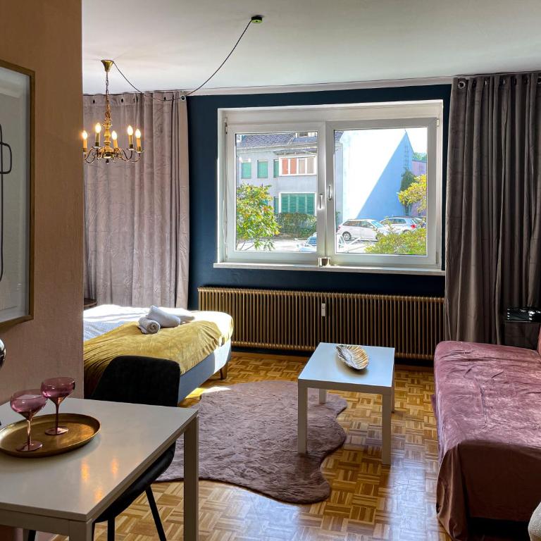 Schickes Boutique-Apartment, zentral in Messe-& Bahnhofsnähe, sehr ruhig & gratis Parkplatz - HappyStay - Apartment mit 1 Schlafzimmer - 7