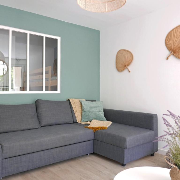 Bandol AZUR - 2 chambres, balcon, bord de mer, wifi, climatisé et parking privé - Appartement 2 Chambres - 5