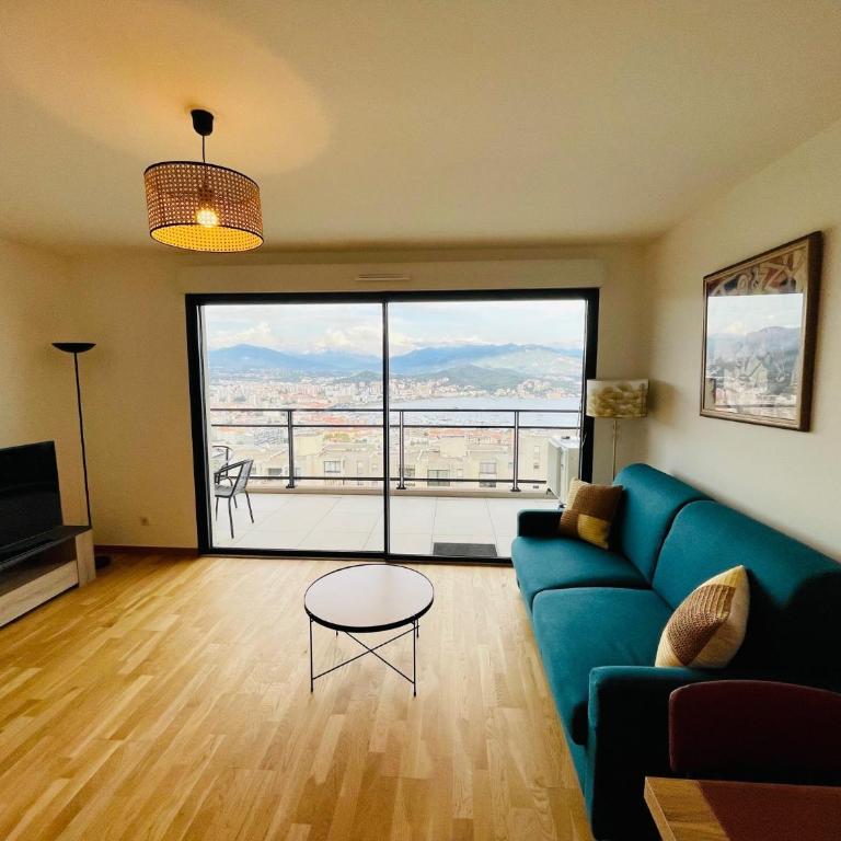 Ajaccio T2 grand standing neuf vue mer centre-ville & plages - Appartement 1 Chambre - 4