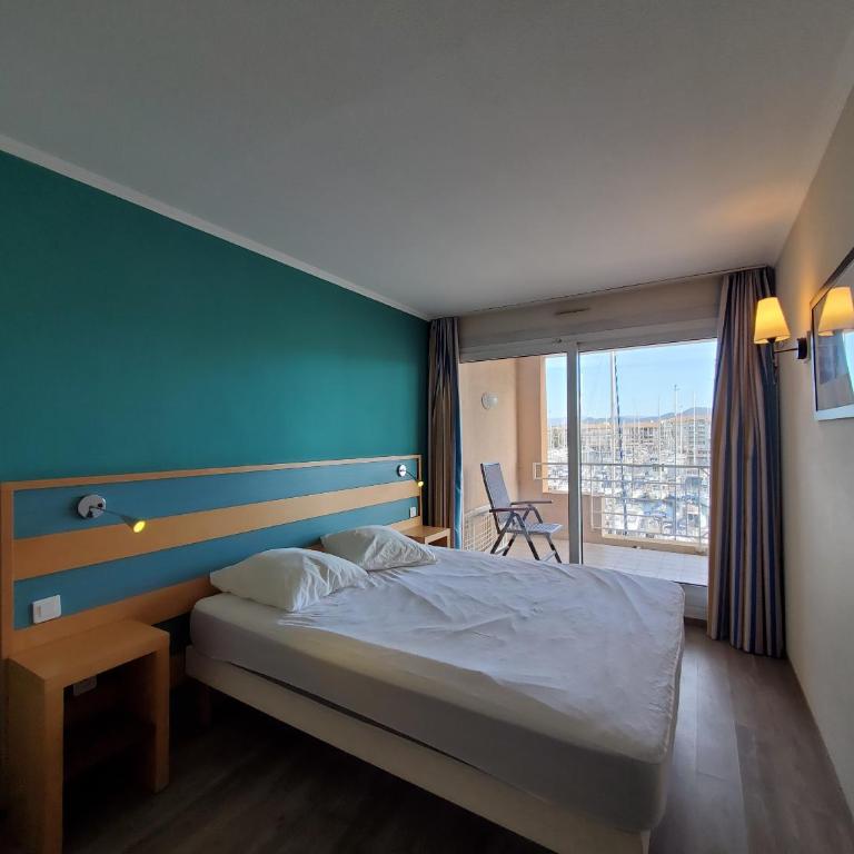 CAP HERMES Vue PORT T2 40m2 climatise 4 personnes - Appartamento con Vista Mare - 4