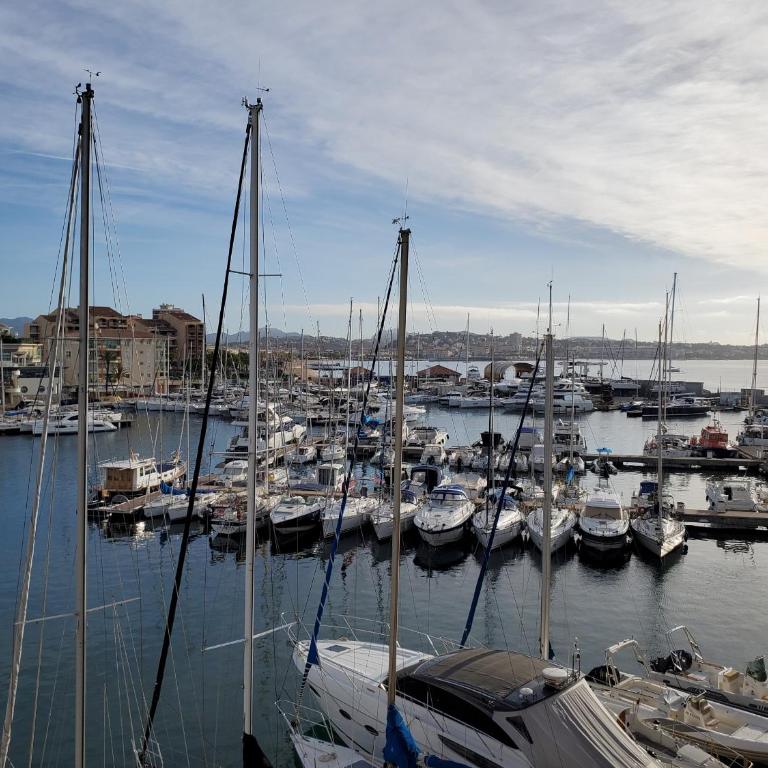 CAP HERMES Vue PORT T2 40m2 climatise 4 personnes - Appartamento con Vista Mare - 7