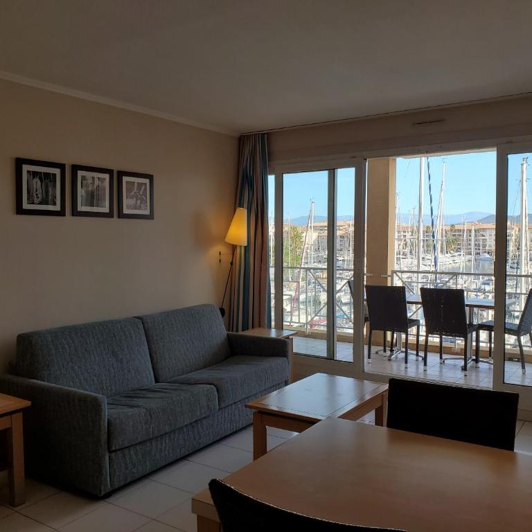 CAP HERMES Vue PORT T2 40m2 climatise 4 personnes - Appartamento con Vista Mare - 11