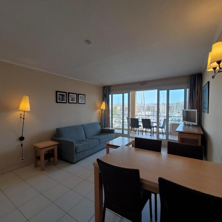 CAP HERMES Vue PORT T2 40m2 climatise 4 personnes - Appartamento con Vista Mare - 12