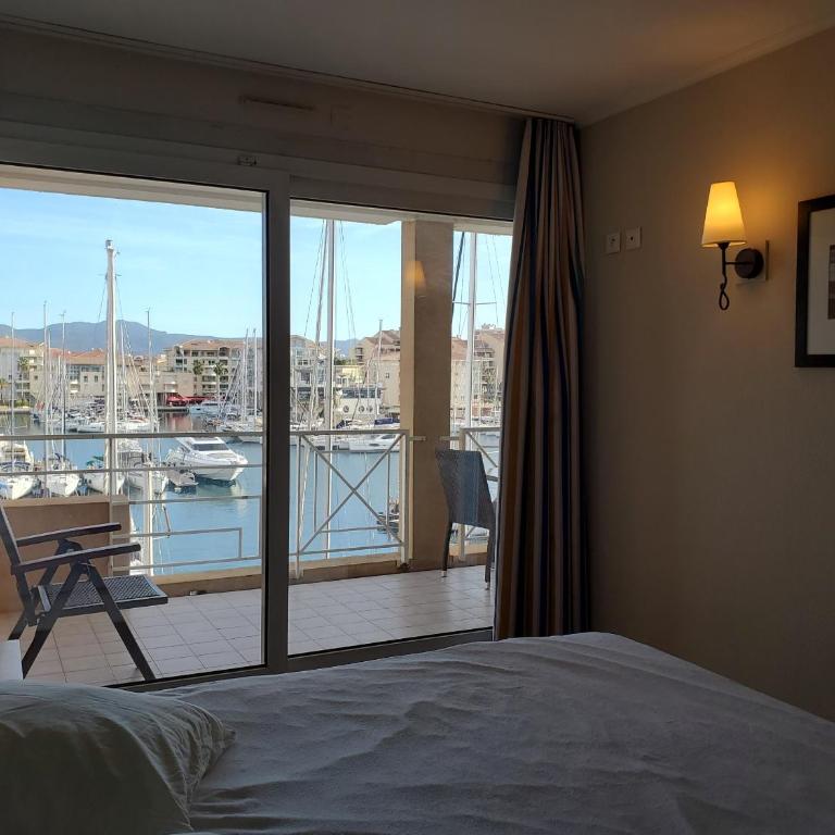 CAP HERMES Vue PORT T2 40m2 climatise 4 personnes - Appartamento con Vista Mare - 14