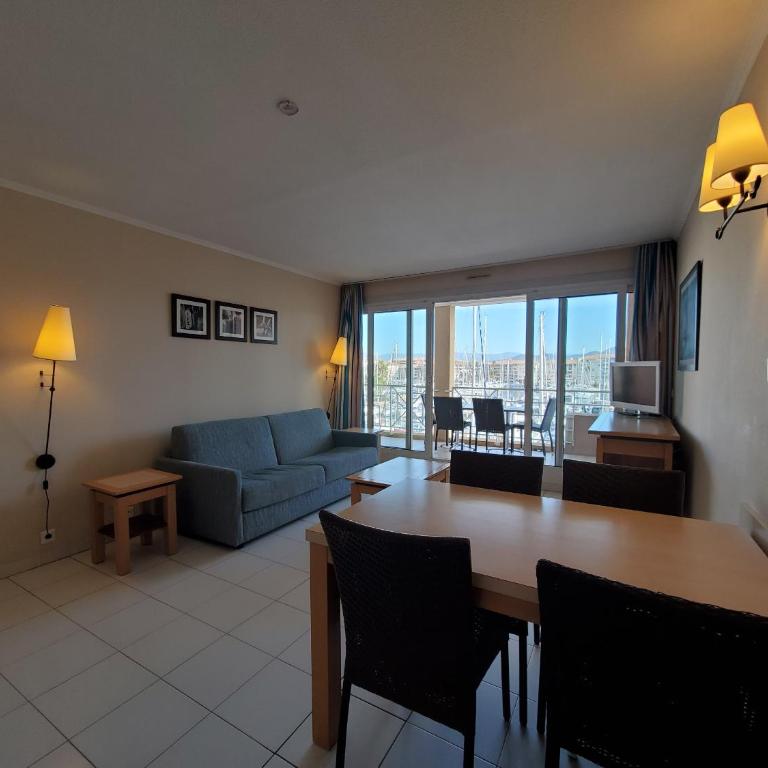 CAP HERMES Vue PORT T2 40m2 climatise 4 personnes - Appartamento con Vista Mare - 18